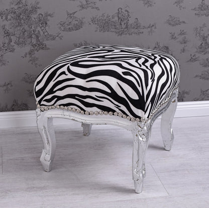 REPOSE-PIED BAROQUE REPOSE-PIEDS ARGENT ANTIQUE