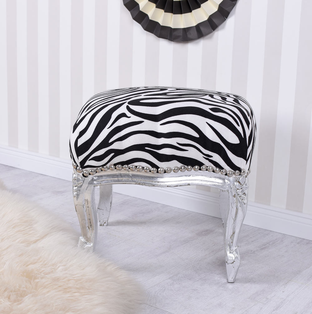 REPOSE-PIED BAROQUE REPOSE-PIEDS ARGENT ANTIQUE