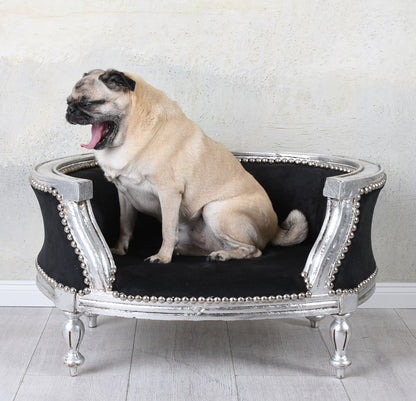 LETTO PER CANI ROYAL DIVANO PER CANI IN LEGNO STILE BAROCCO PUG BULLY