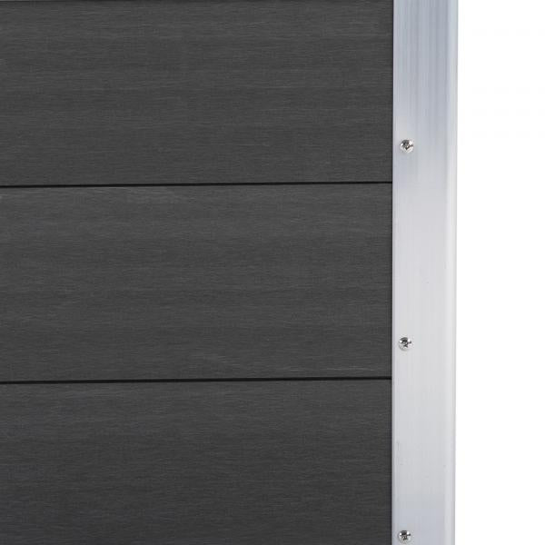 Pflanzkasten Blumenkübel Blumenkasten WPC + Aluminium - Palo24