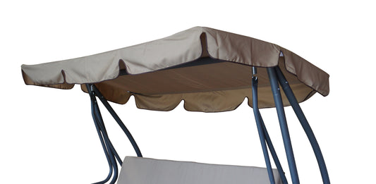 Bâche de toit pour balançoire MIAMI 232x120cm, couleur crème