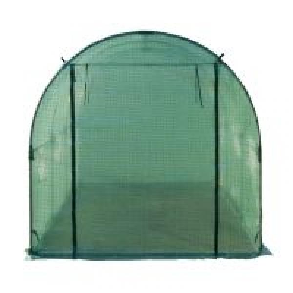 Foliengewächshaus Tomatengewächshaus Treibhaus Folientunnel Frühbeet mit Fenster Grün 395 x 195 x 190 cm - Palo24