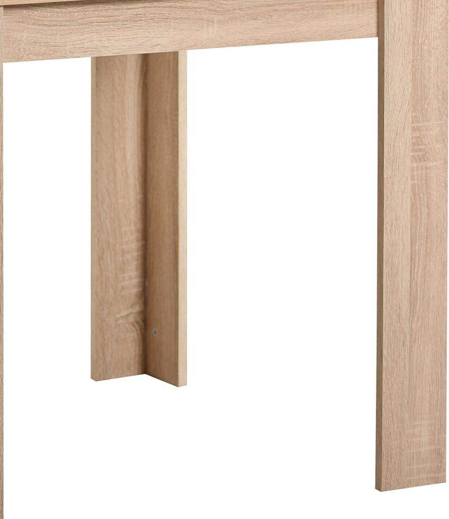 Esstisch mit 2 Stühlen Set 80x80 cm Natur Grau - Palo24