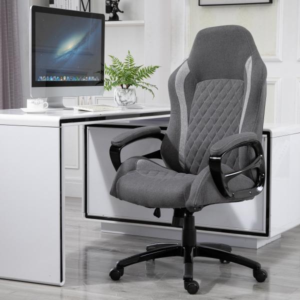 Chaise de bureau de massage chaise pivotante chaise de direction réglable en hauteur chaise de massage gris