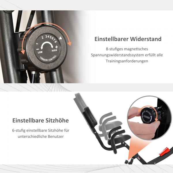 Heimtrainer Fahrradtrainer mit LCD-Display