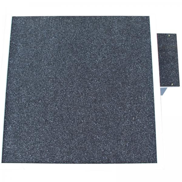 Katzenhaus 2 Etagen mit Treppen Asphaltdach Tannenholz Grau - Palo24