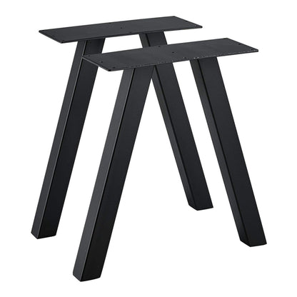 Cadre de table Mariager set de 2 acier 42x30cm noir