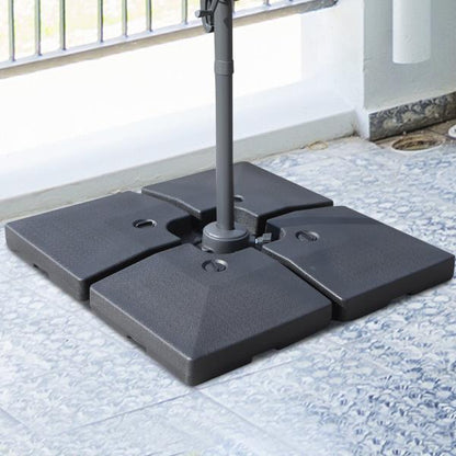 Sonnenschirmständer 4 x befüllbar mit Sand Wasser HDPE -Kunststoffpro bis zu 130 kg - Palo24