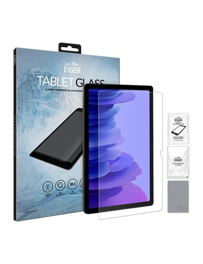 Eiger - Pellicola protettiva in vetro temperato 2.5D per Samsung Galaxy Tab A7 10.4" (2022/2020) compatibile con la custodia