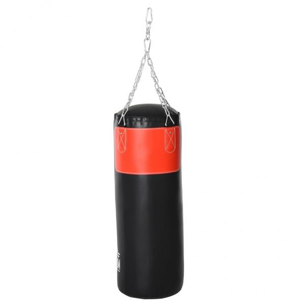 Boxsack Trainingsdummy Boxtraining Boxen mit Boxhandschuhen Schwarz Ø30 x 120 cm