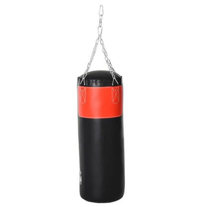 Boxsack Trainingsdummy Boxtraining Boxen mit Boxhandschuhen Schwarz Ø30 x 120 cm