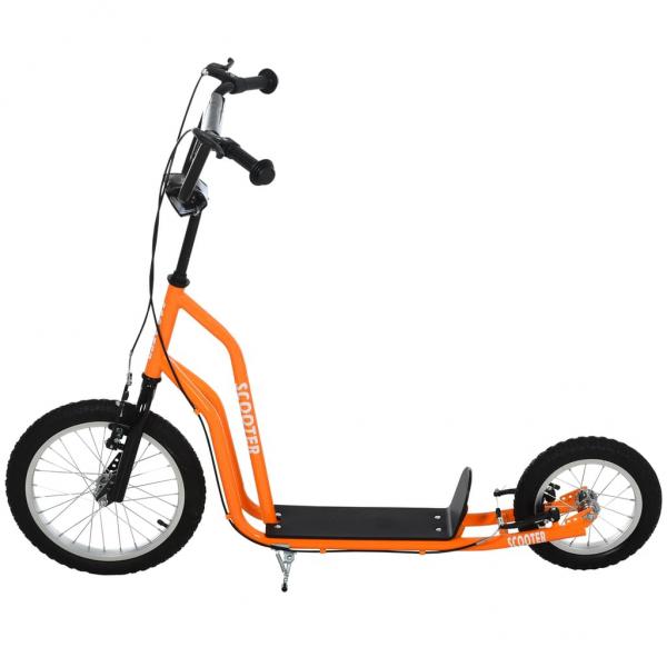 Tretroller Scooter Cityroller Kinder Mädchenroller verstellbar Aluminium Oange