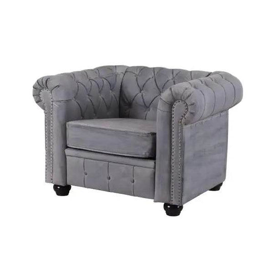 CHESTERFIELD BIBLIOTHEKSESSEL ECO LEDER ARMLEHNSESSEL BRITISH CHIC - Palo24