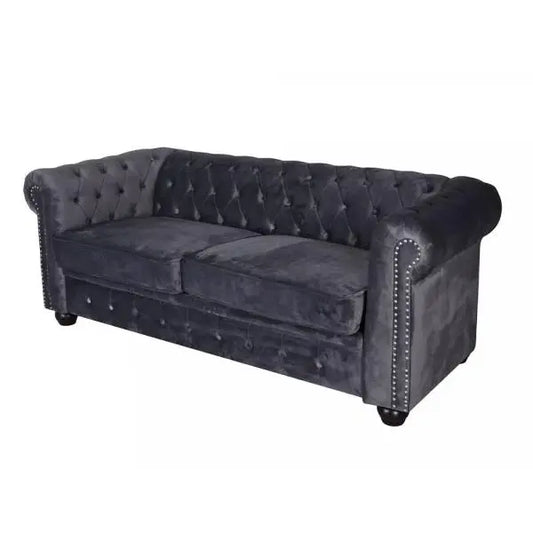 ZWEISITZER SOFA SAMT GRAU