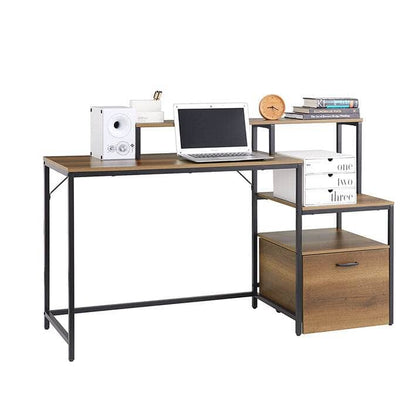 Schreibtisch | Computertisch | Bürotisch Homeoffice | Eckschreibtisch | Industrie-Design - Palo24
