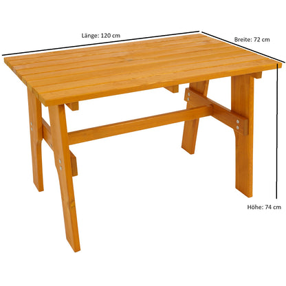 Ensemble FREITAL, 3 pièces, 120cm, pin imprégné