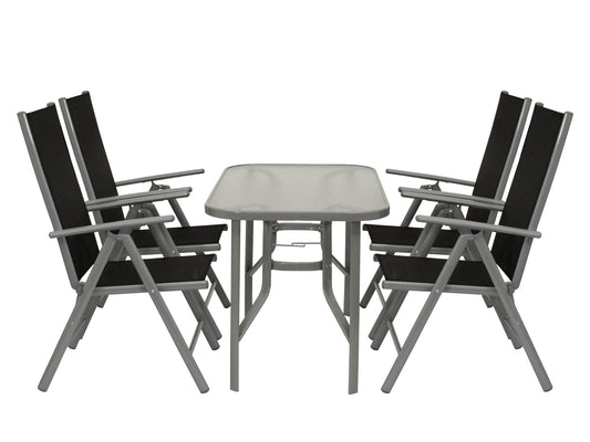 Balkonset BRASILIA Eukalyptus 7-teilig, geölt, FSC®-zertifiziert