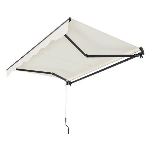 gelenkarm markise beige Gelenkarmmarkise 300 x 250 cm mit Kurbel Beige