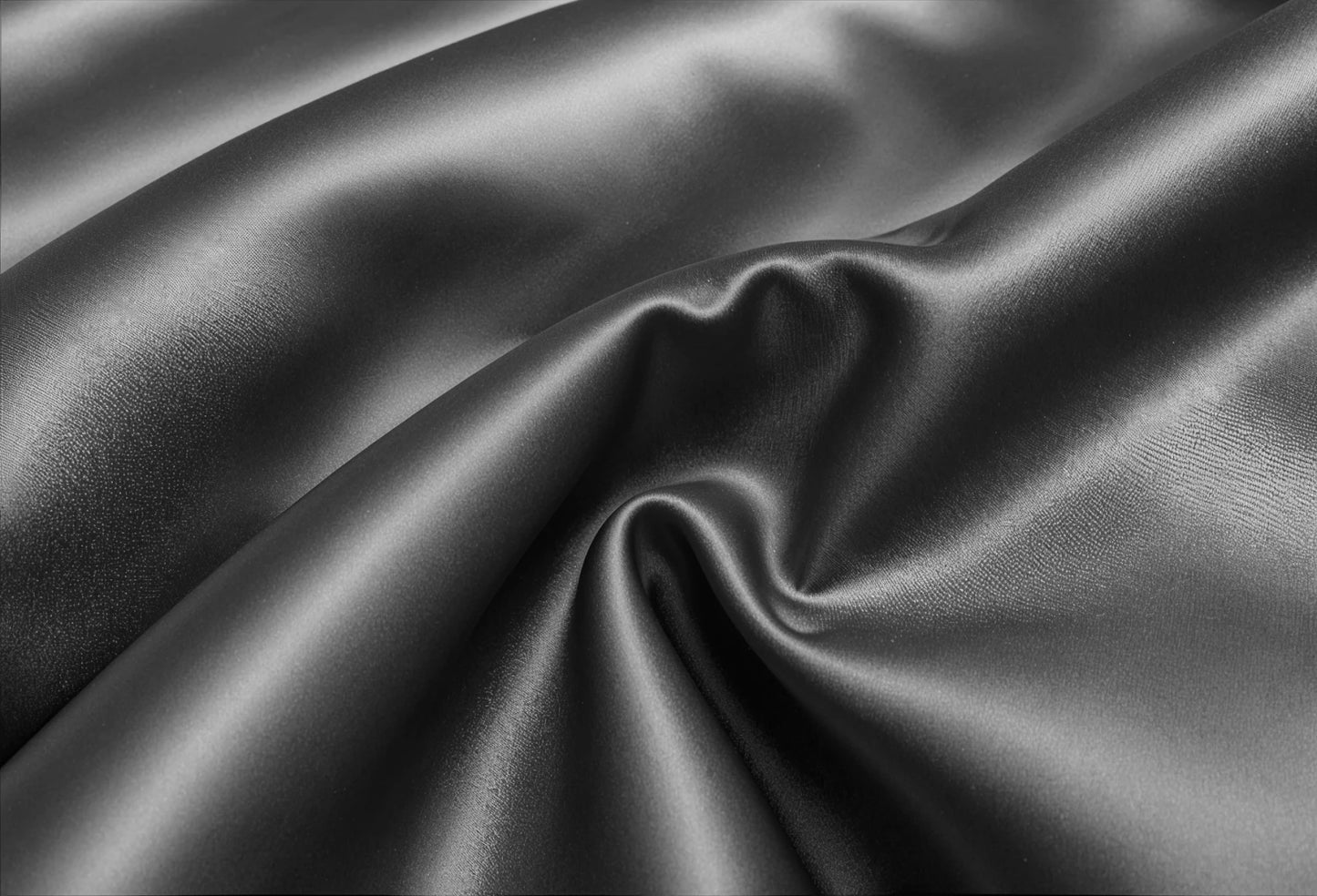 Bettbezug 140x220 cm Glänzend Anthrazit