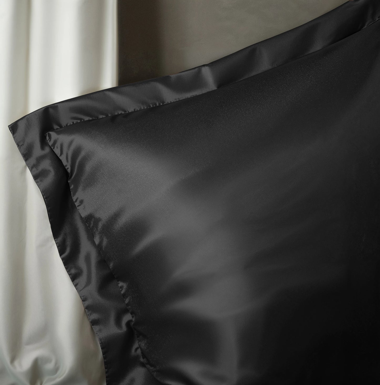 Bettbezug Glänzend Schwarz