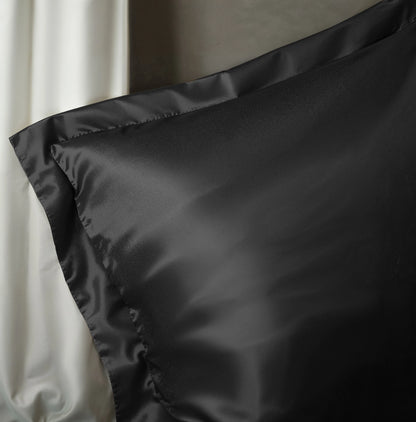 Bettbezug Glänzend Schwarz