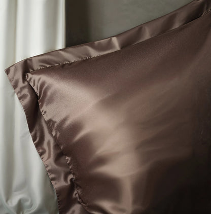 Bettbezug 240x220 cm Glänzend Braun