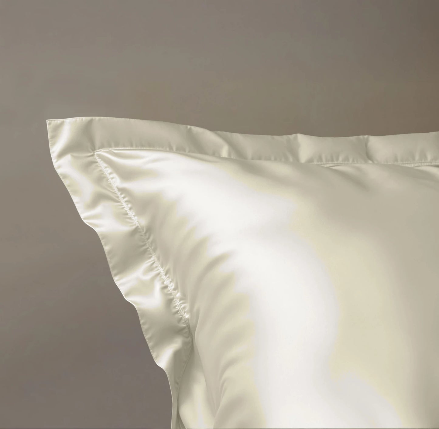 Bettbezug Glänzend Creme