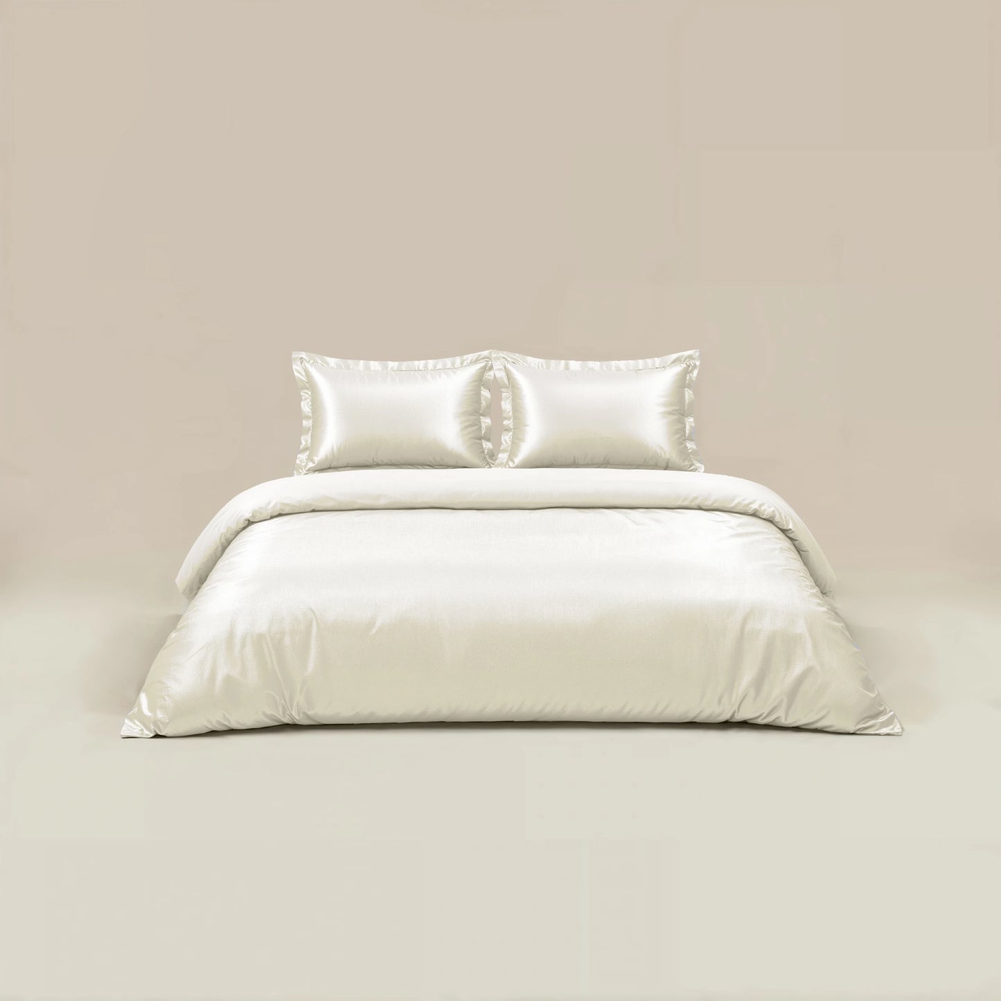 Bettbezug Glänzend Creme