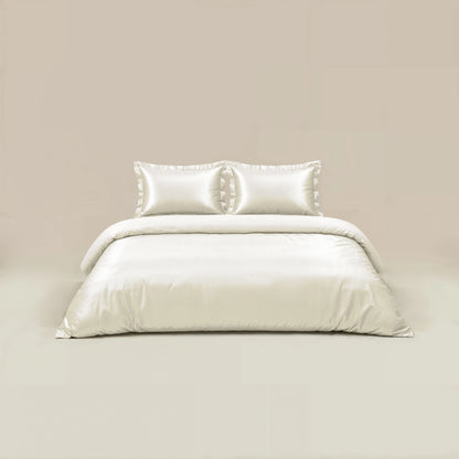 Bettbezug Glänzend Creme