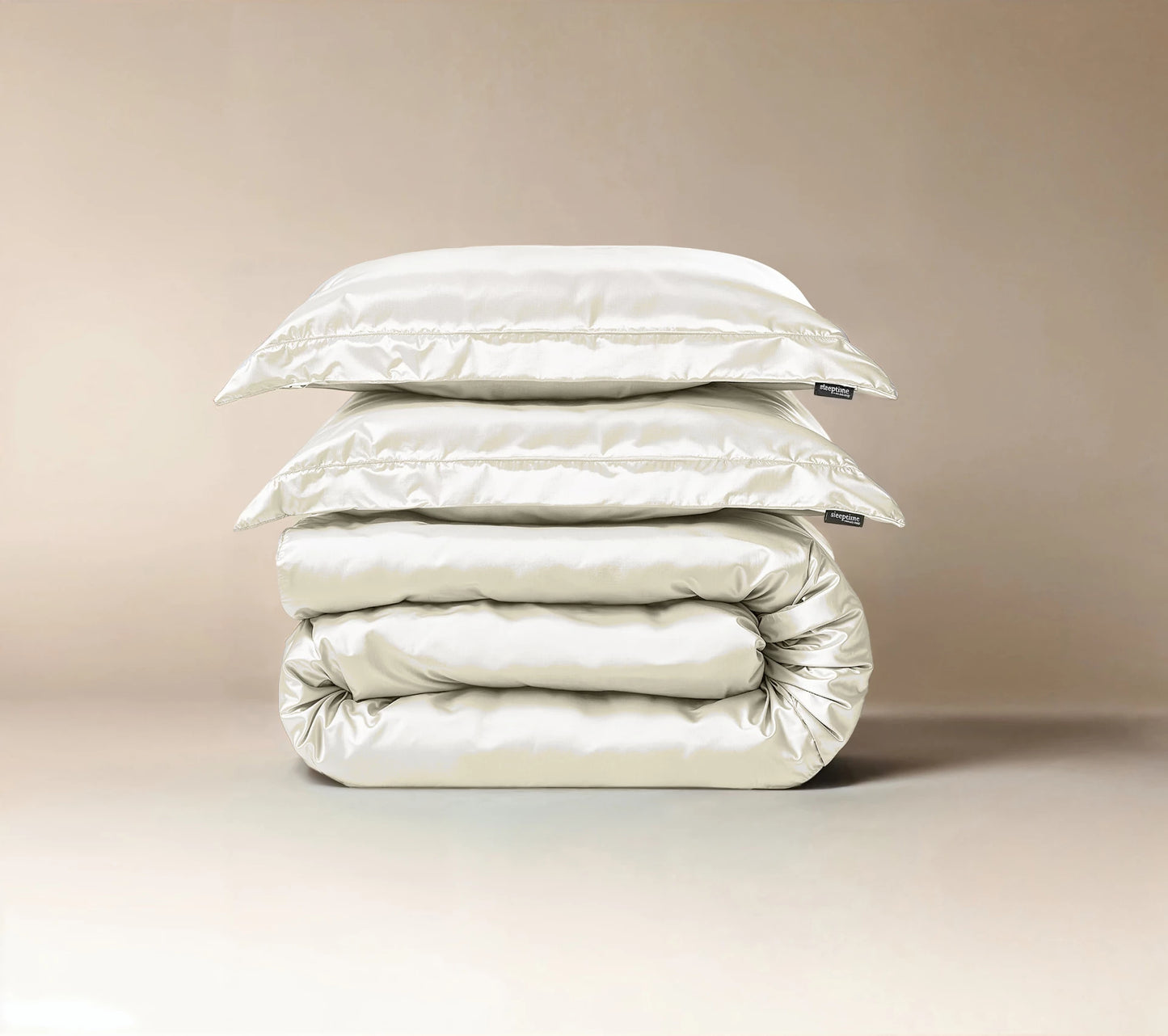 Bettbezug Glänzend Creme