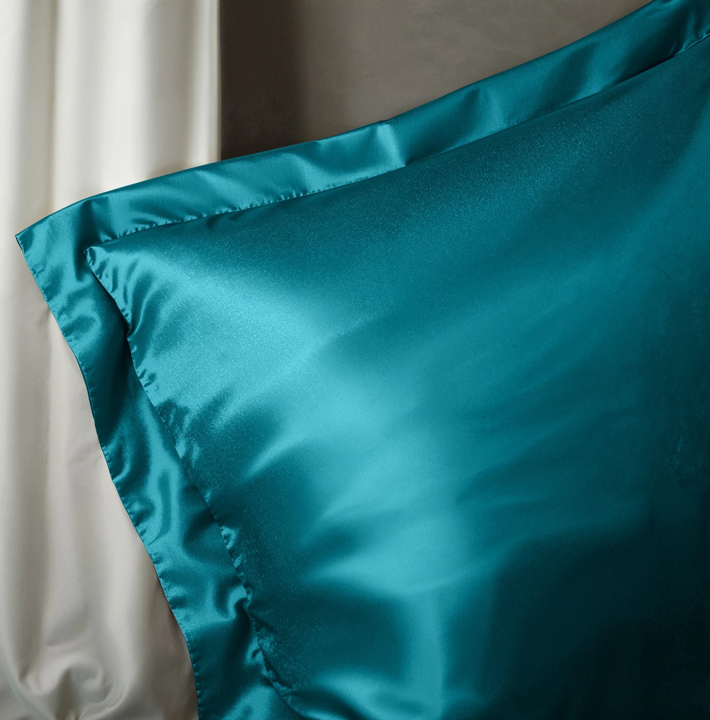 Bettbezug Glänzend Petrol