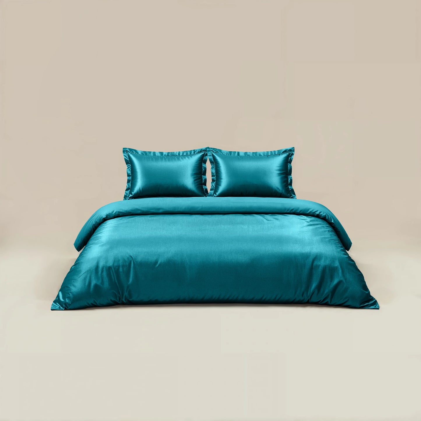 Bettbezug Glänzend Petrol