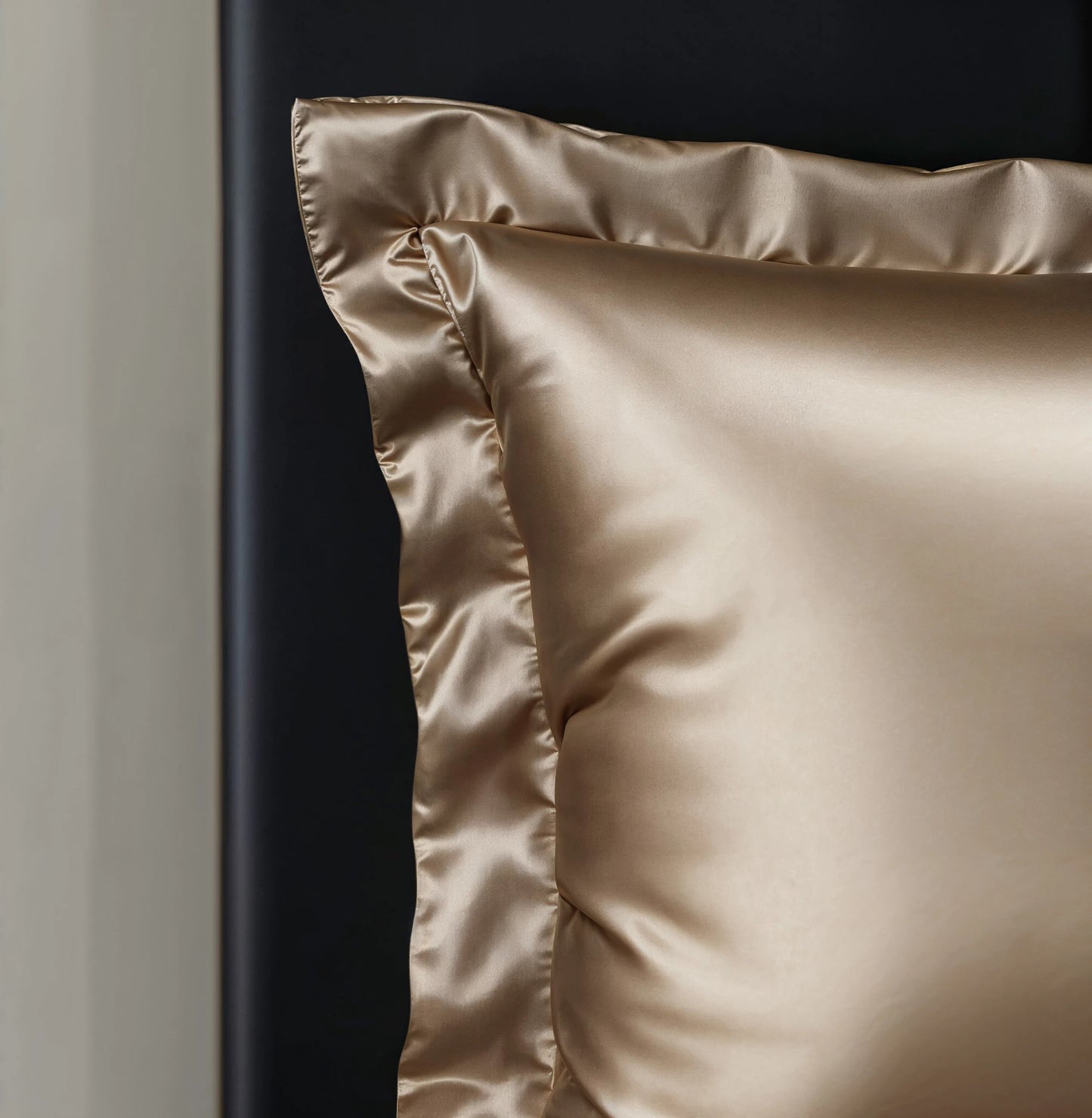 Bettbezug Glänzend Taupe