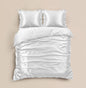 Glossy Bettbezug Weiss