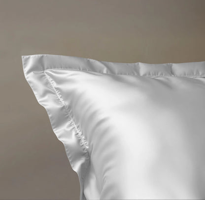 Glossy Bettbezug Weiss