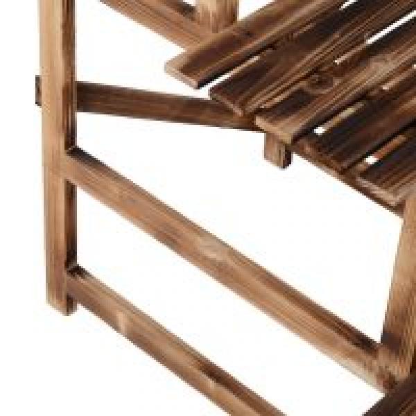 Pflanzentreppe Blumenregal Tannenholz 3 Stufen L100 x W80 x H80cm