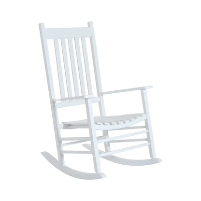 Chaise à bascule, balançoire, chaise de relaxation, chaise de jardin, accoudoir, blanc