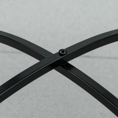 Mosaiktisch rund Bistrotisch Mosaikplatte Keramik Metall Rot+Blau+Weiss Ø60 cm - Palo24