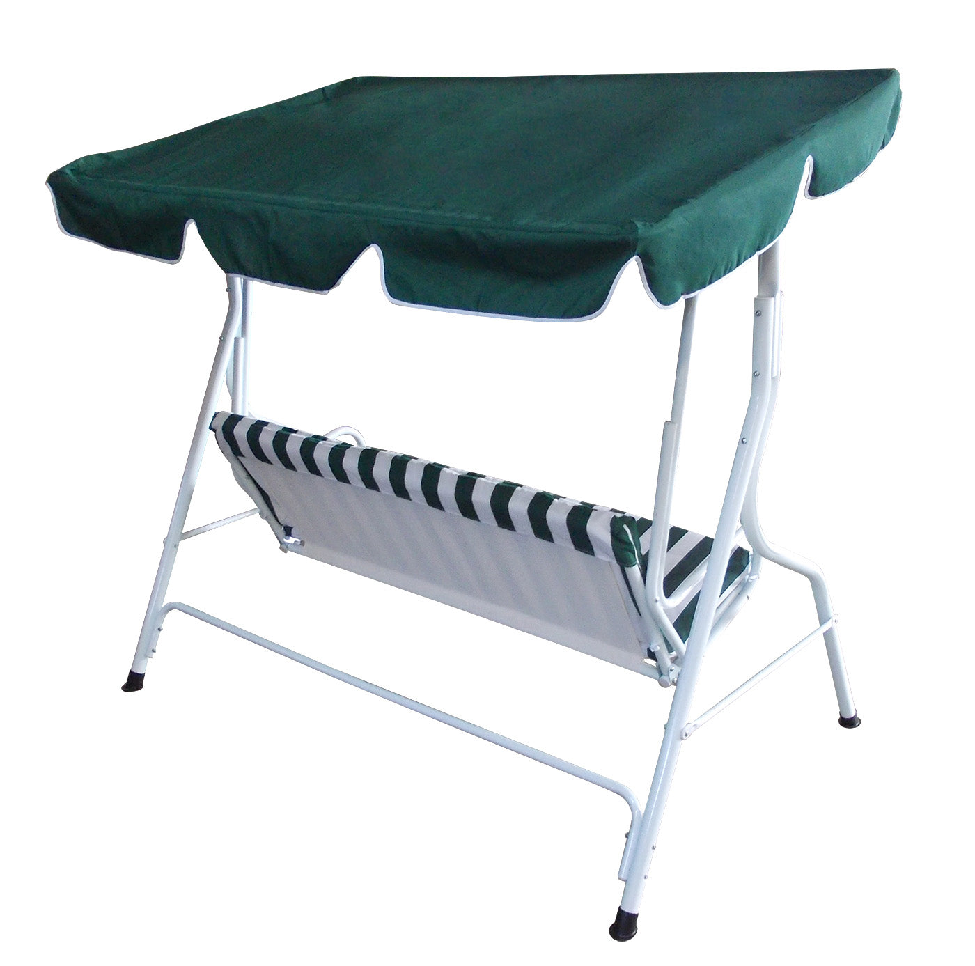 Hollywoodschaukel FLORIDA 3-sitzer, weiss / grün