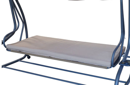 Balançoire Hollywood MIAMI 4 places, gris/crème, avec fonction inclinable