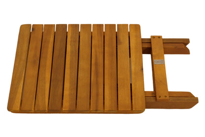 Klapp - Beistelltisch MARA 38x38cm, Akazie geölt