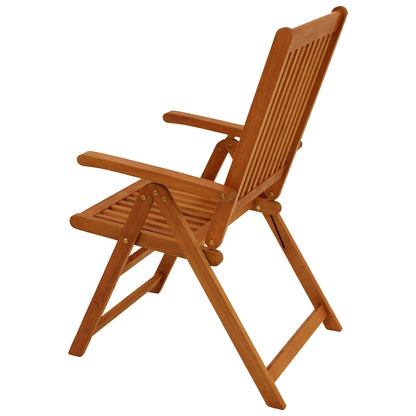 LAGO chaise pliante, lot de 2, eucalyptus huilé, certifié FSC®