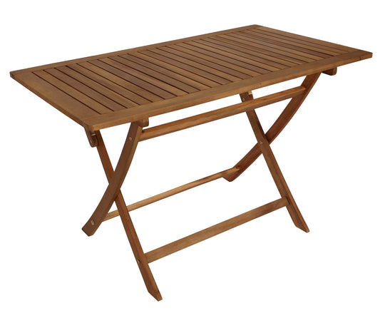 Table pliante TOBAGO 70x120cm, acacia huilé