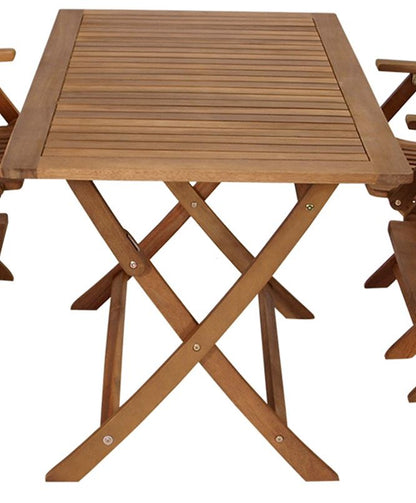 Tavolo pieghevole TOBAGO 70x120cm, acacia oliata