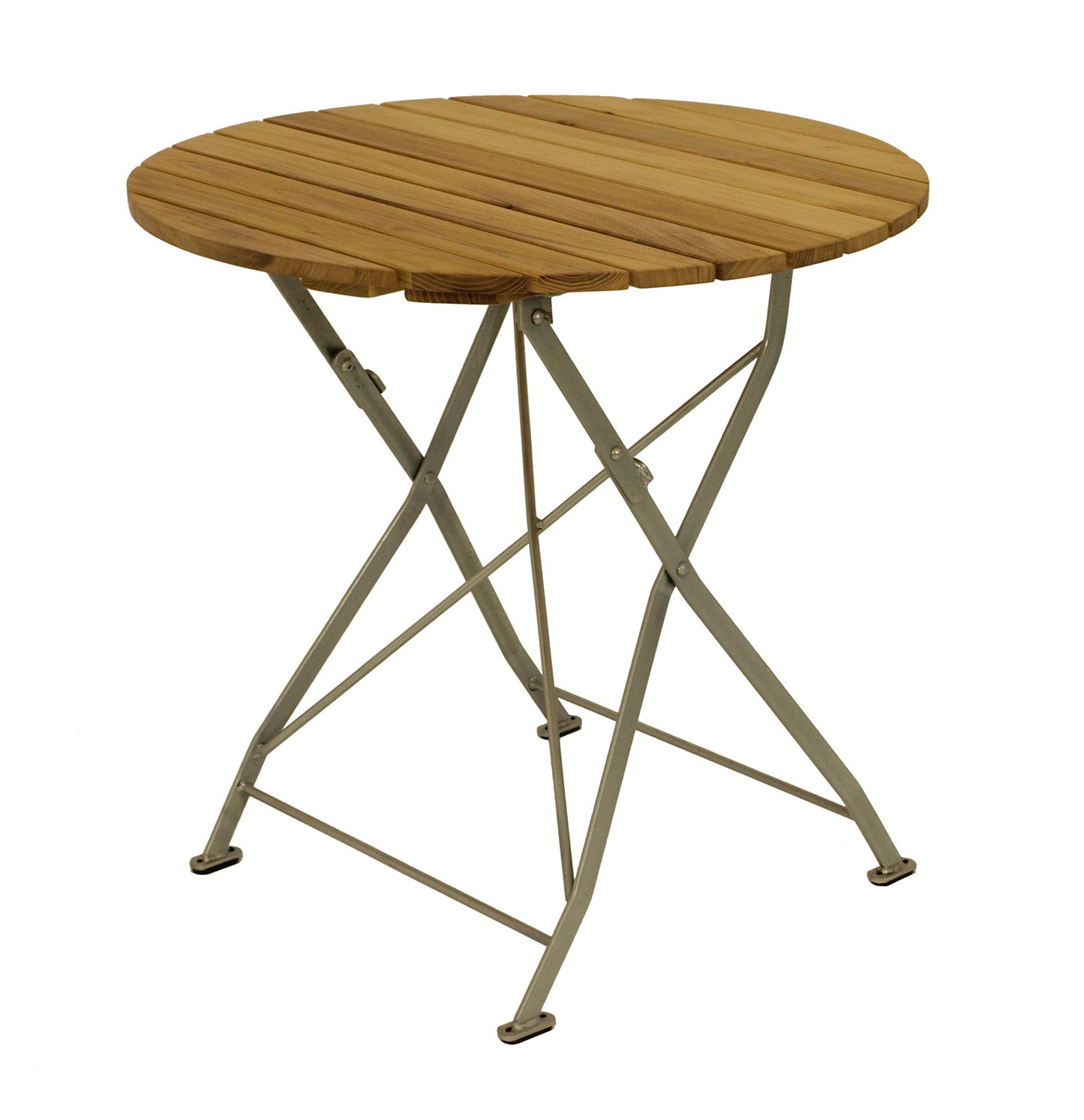 Kurgarten - Set BAD TÖLZ 3 pezzi, acciaio piatto zincato + Robinia, pieghevole