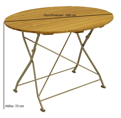 Gruppo di sedute mobili da giardino mobili da giardino spa BAD TÖLZ, acciaio zincato Robinia