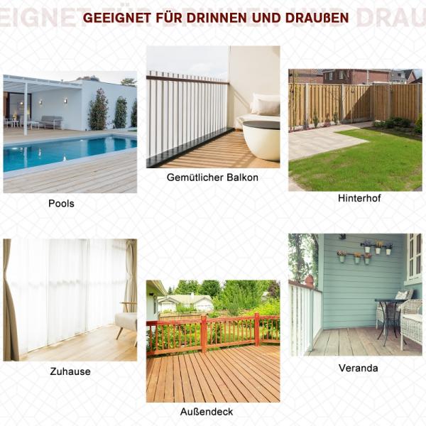 Adirondack-Gartenstuhl mit Becherhalter Gartenliege Balkonstuhl Massivholz Natur - Palo24