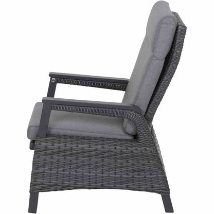 Garten Sessel SOLEA Anthrazit Grau Lounge Sessel - Palo24