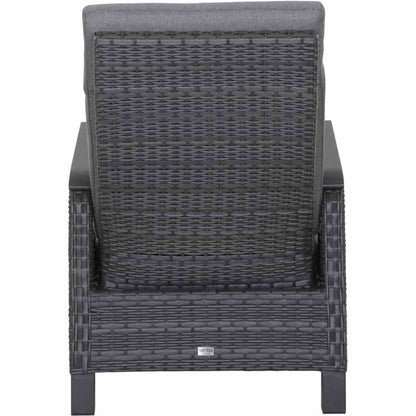 Garten Sessel SOLEA Anthrazit Grau Lounge Sessel - Palo24