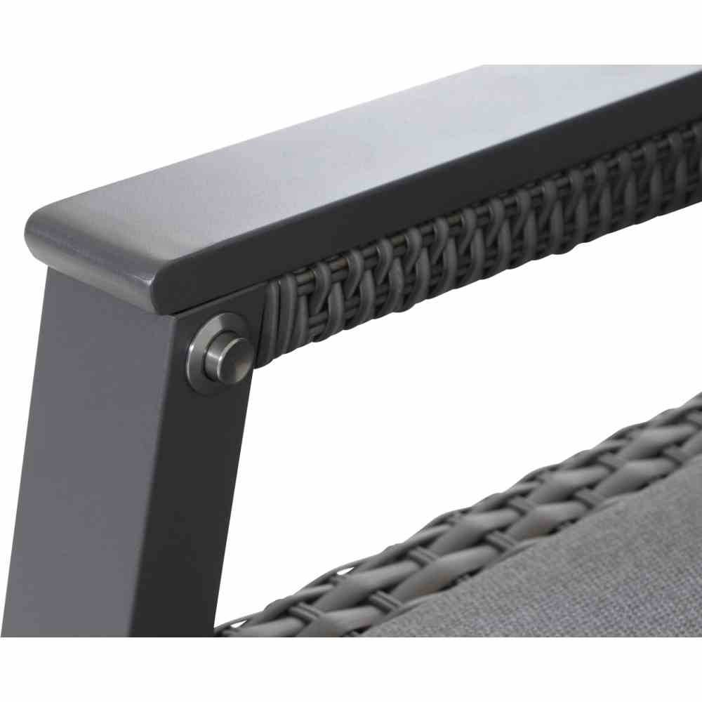 Garten Sessel SOLEA Anthrazit Grau Lounge Sessel - Palo24